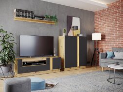 Тумба ТВ-150 Modo (Модо), черный